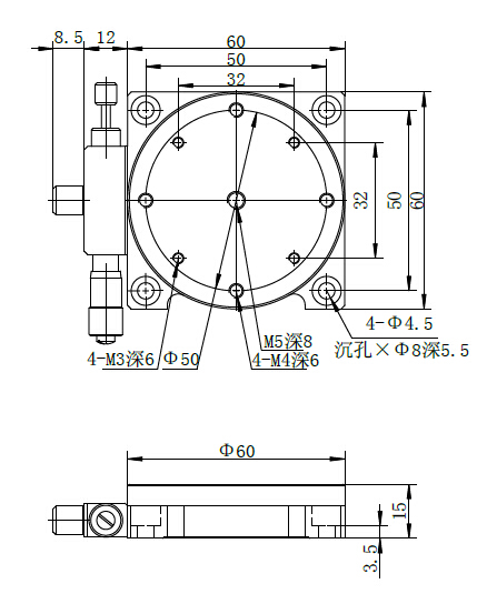 manual rotating stage
