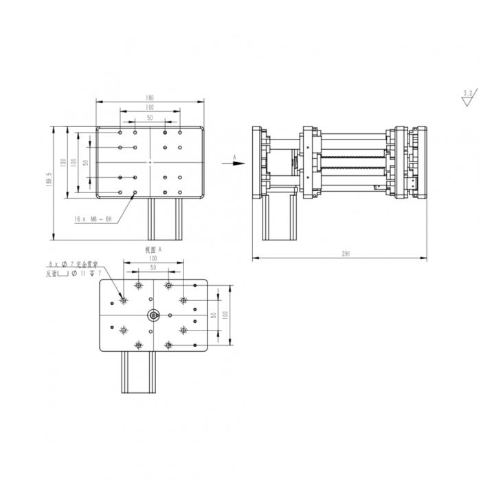 Motorized Lab Jack: J03DS100