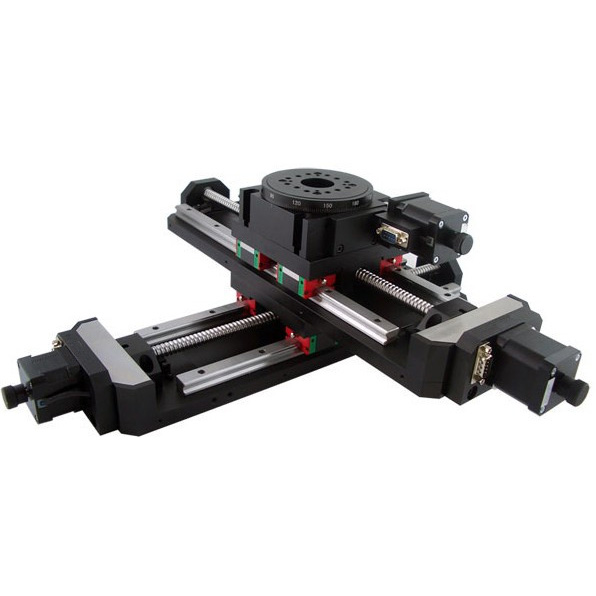 Motorized XY Rotating Micro Positioning Table: J03DP-XYR1010