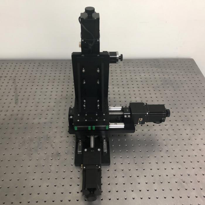 Motorized XYZ Rotating Micro Positioning Table: J03DP-XYZR5010