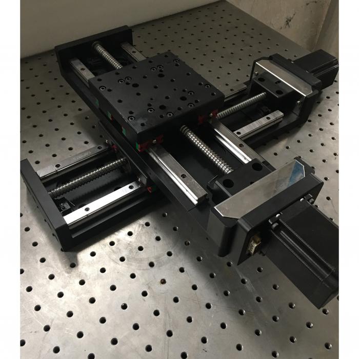 Motorized XY Micro Positioning Table: J03DP-XY1010