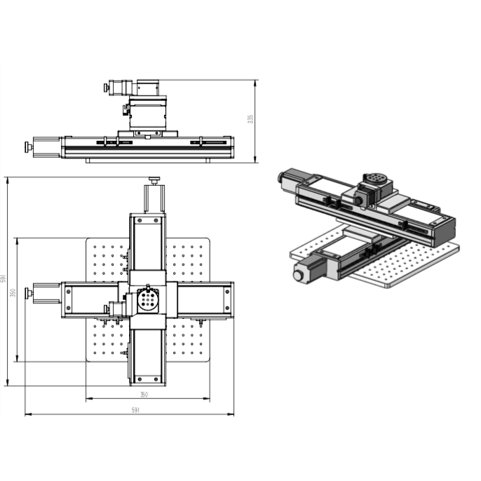 Motorized XYZ Stage