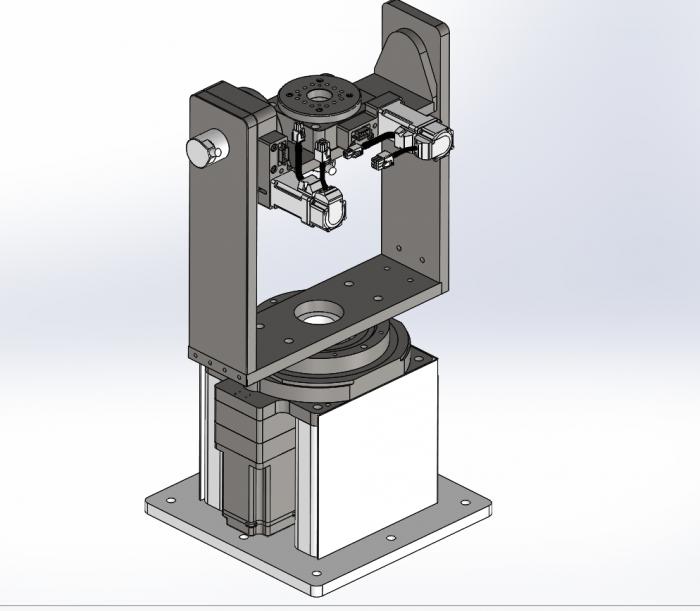 Customized Motorized XYZ Rotary Stage with Encoder