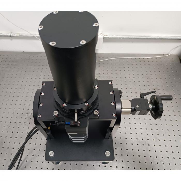 Single Axis Motorized Rotary Table with Adjustable Title