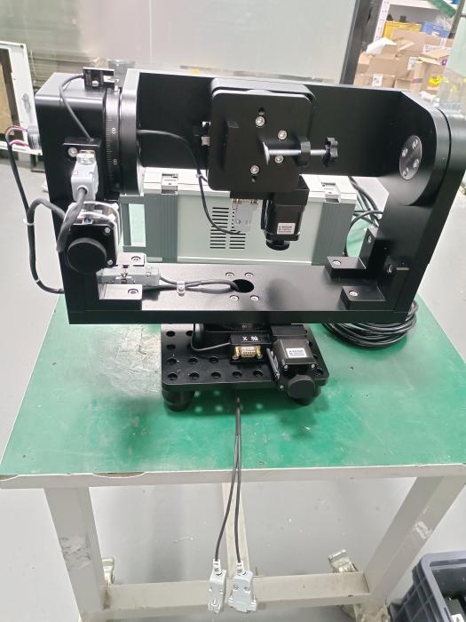 Motorized XYZ Rotary Table with Slip Ring
